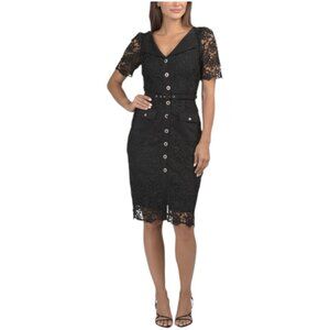 NANETTE LEPORE Lace Dress With Buttons